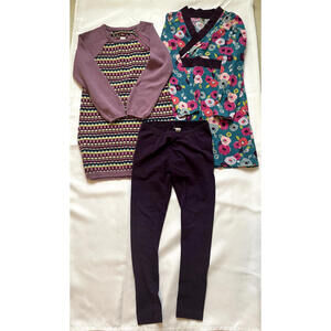 Tea Collection set of matching dresses & leggings, Sz 8